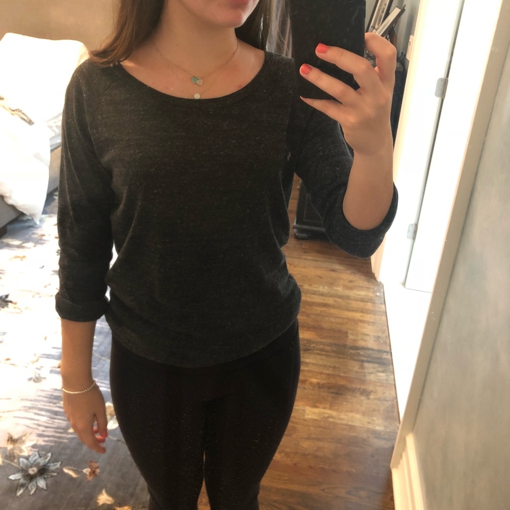 Heathers Dark Gray Long Sleeve